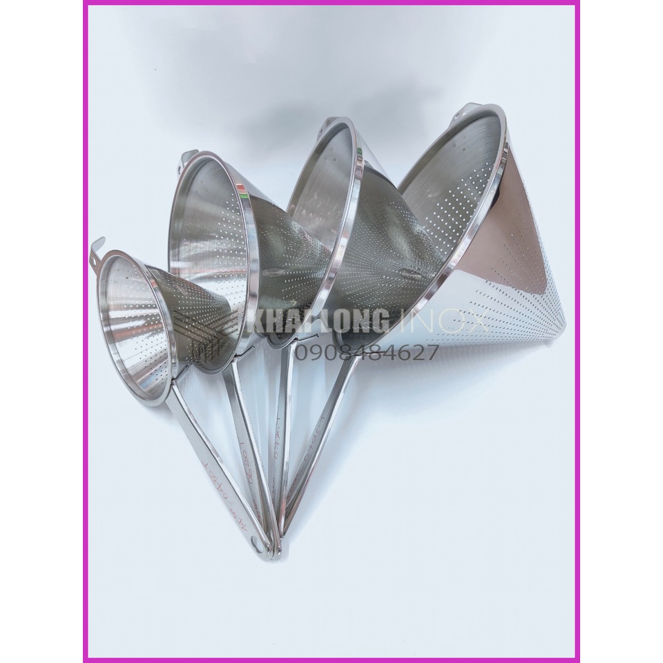 Dụng Cụ Lọc Hình Nón Bằng Thép Không Rỉ  - Chuyên dụng cho Bếp