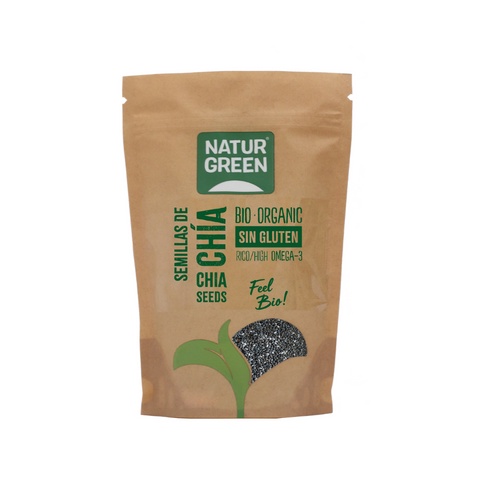 Hạt Chia Hữu Cơ Organic Chia Seeds Bio NaturGreen 250g