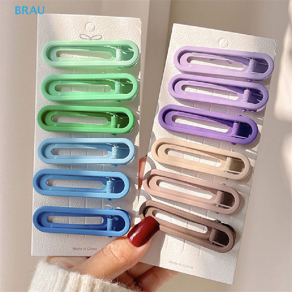 Set 3 Kẹp Tóc Nữ Màu Sắc Kẹo Ngọt Thời Trang