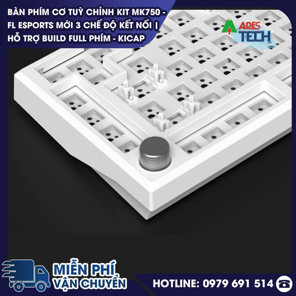 ✔️Bàn phím cơ tuỳ chỉnh KIT MK750 - FL ESPORTS mới ✔️3 chế độ kết nối ✔️Bảo hành 12 tháng