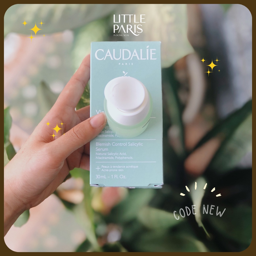Tinh Chất Dưỡng Da Mụn Caudalie Vinopure Skin Perfecting Salicylic Serum 30ml