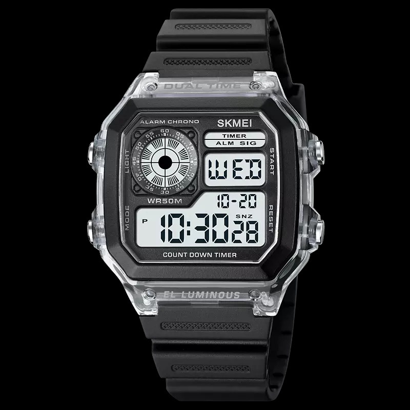 ĐỒNG HỒ ĐIỆN TỪ NAM DÂY RASIN SKMEI CHÍNH HÃNG 1998 MẪU MỚI NHẤT