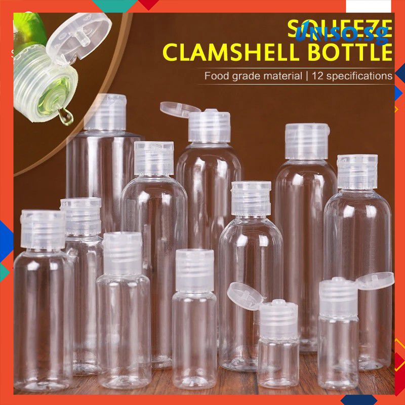 Chai Rỗng PET Bình Xịt Nước Hoa Du Lịch Cầm Tay Chai Nhựa Trong Suốt Phễu Nhỏ 5ML/10ML/15ML/30ML/50ML/100ML [Unio]