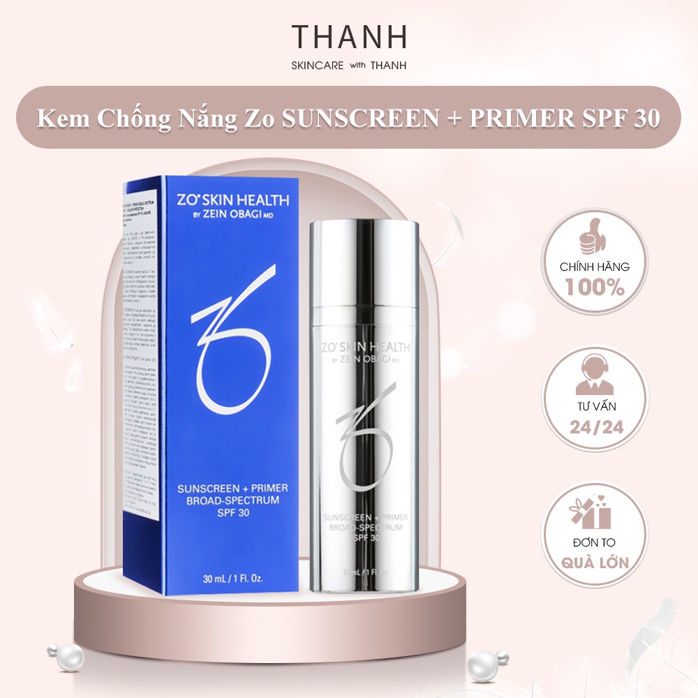 Kem Chống Nắng Zo SUNSCREEN + PRIMER SPF 30