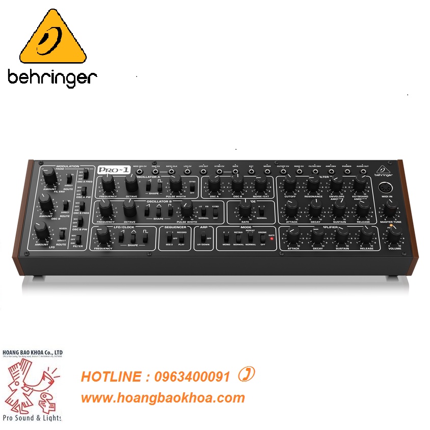PRO-1 Bộ Tổng Hợp Tiếng behringer