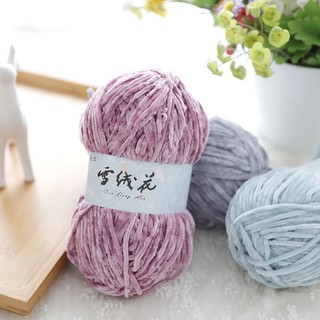 Len cuộn 100g, Nhung chenille 3mm