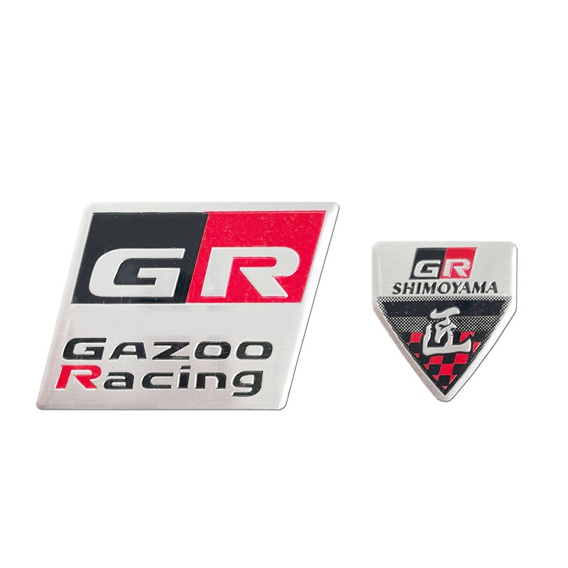 Miếng Dán Logo Trung Tâm Vô Lăng Xe Hơi Toyota GR Sport Gazoo Racing RZ RC RS Corolla Rav4 Auris Yaris Prius