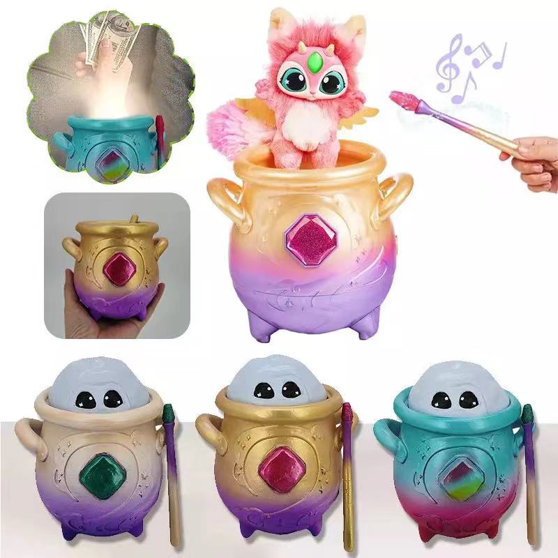 PNL Magics Toy Mixies Pink Magical Misting Cauldron Mixed Magic Fog Pot Children Toys Birthday Gifts Home Decoration Children Toys