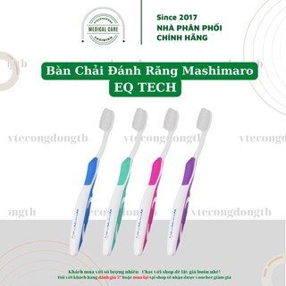 Bàn chải đánh răng EQ Tech MashiMaro Nano bàn chải lông mềm kháng khuẩn chính hãng nhập khẩu Hàn Quốc