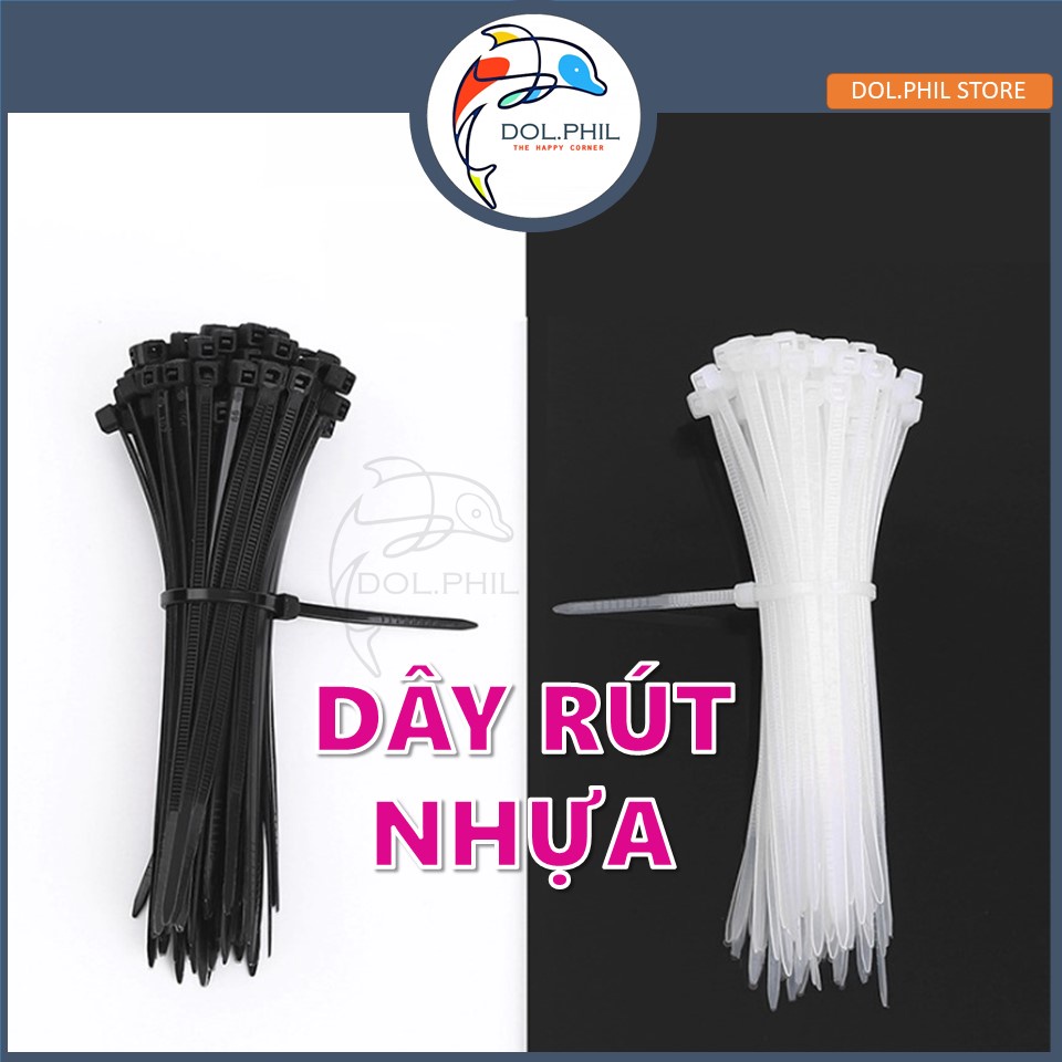 Dây Rút Nhựa Loại Tốt Dol.phil Store Chất Liệu Nhựa Mềm Dẻo Độ Bền Cao Tiện Dụng