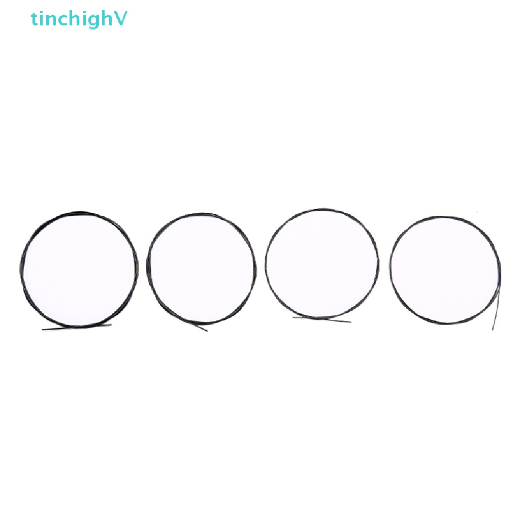 Bộ 4 Dây Đàn Ukelele Bằng nylon Màu Đen U101