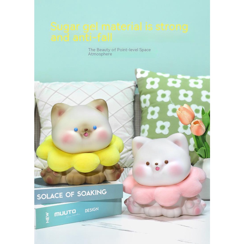 Ống Heo Tiết Kiệm Chống Sốc Hình Mèo Dễ Thương Trang Trí Nhà Cửa