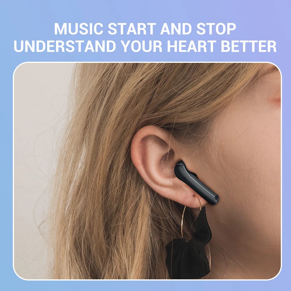 Tai Nghe Bluetooth 5.0 Không Dây Mini Chống Thấm Nước Kèm Mic JS82 TWS