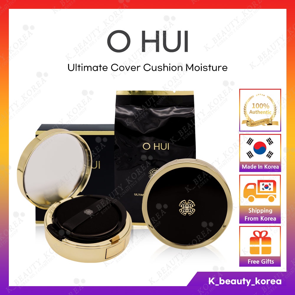 Ultimate Cover Kem Nền Dạng Cushion Dưỡng Ẩm Che Phủ Tối Ưu 15g + 15g SPF50 + / PA + + / Cushion