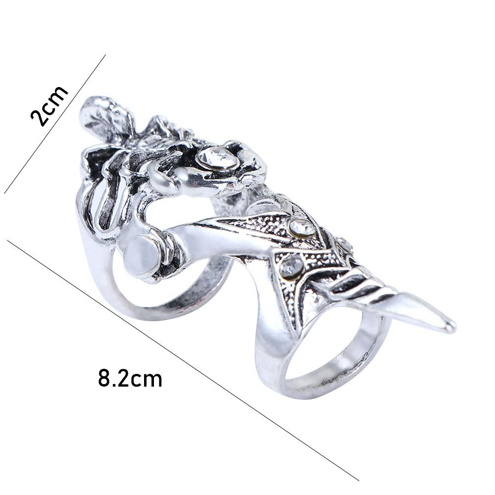 USNOW Nhẫn Nam Hình Đầu Lâu Cá Tính