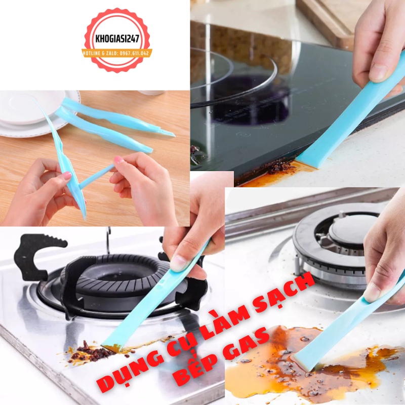 Dụng cụ làm sạch bếp gá đa năng, thiết kê nhỏ gọn, mềm dễ dàng đánh bật các vết bẩn cứng đầu giúp căn bếp luôn sạch sẽ