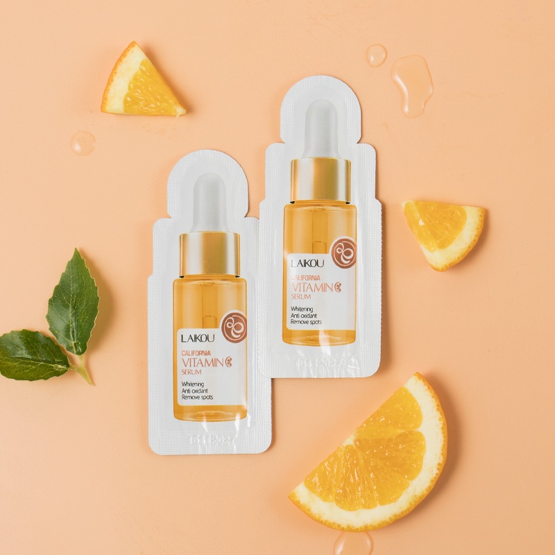 Serum LAIKOU vitamin C loại bỏ đốm đen chống oxy hóa dưỡng trắng và làm sáng tông màu da 1.5ml