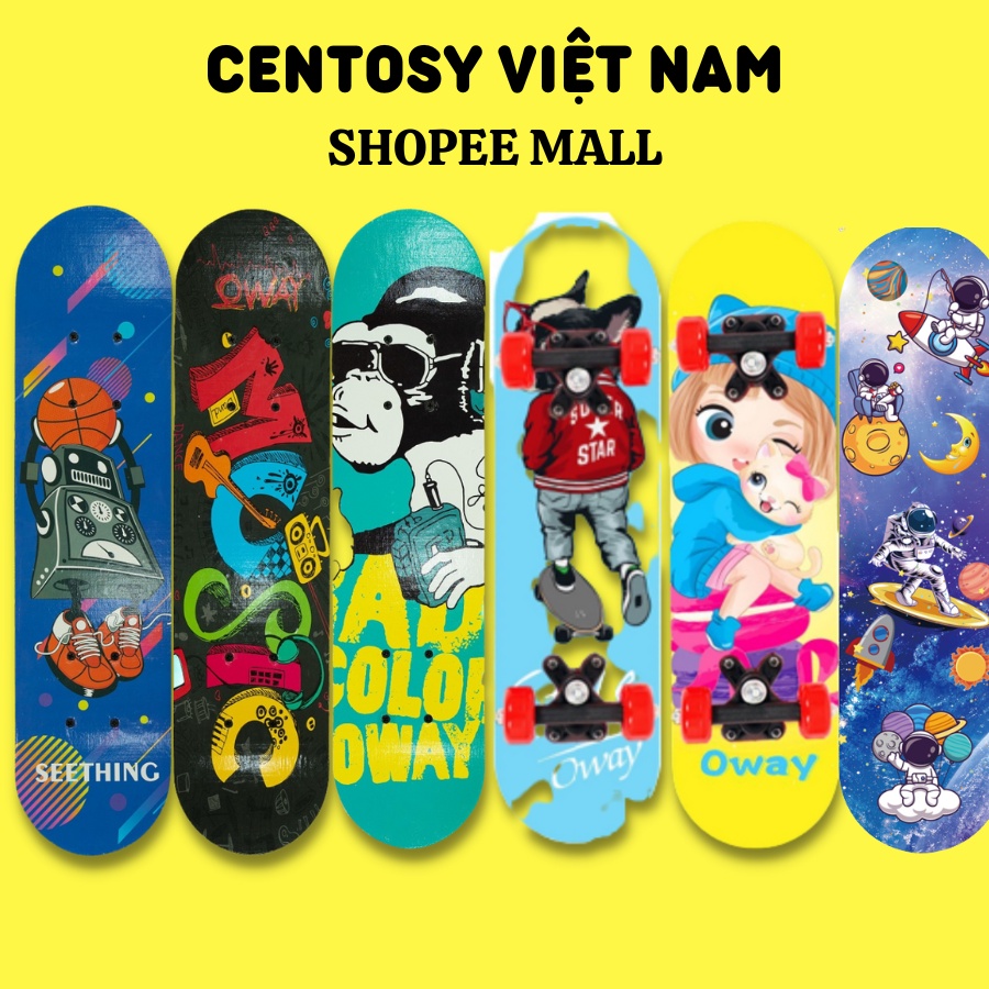 Ván Trượt Thể Thao Giá Rẻ Centosy VT 2406 - In Hình Phong Cách