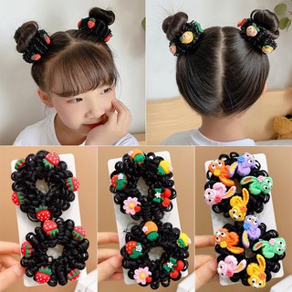 Dây Cột Tóc Giả - Buộc Tóc Cho Bé Gái Kiểu Búi Tóc Natra