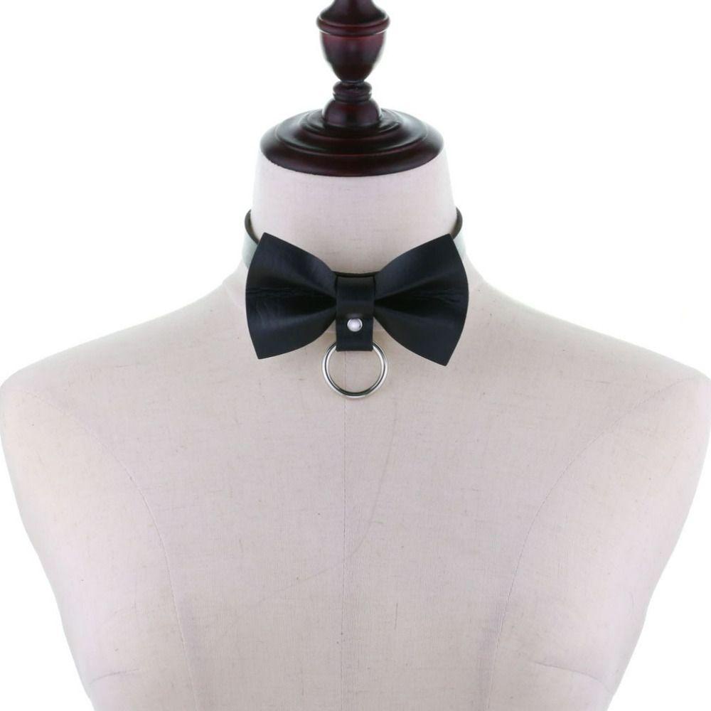 Vòng Cổ Choker Bằng Da PU Đơn Giản Thời Trang Dành Cho Nữ