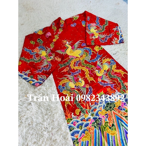 khăn áo hầu đồng - Áo Mẫu , áo bản mệnh thêu kim sa sài gòn đẹp