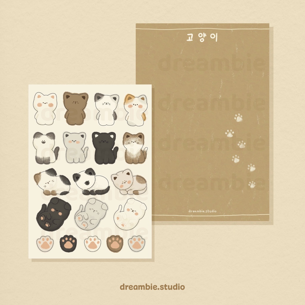 Dreambie | hình dán mèo