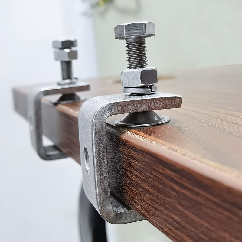 Set 4 Kẹp Chữ C 16-25mm Bằng Thép Không Gỉ 304 Dùng Trong Nghề Mộc