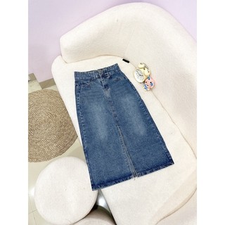 CHÂN VÁY JEAN CHỮ A