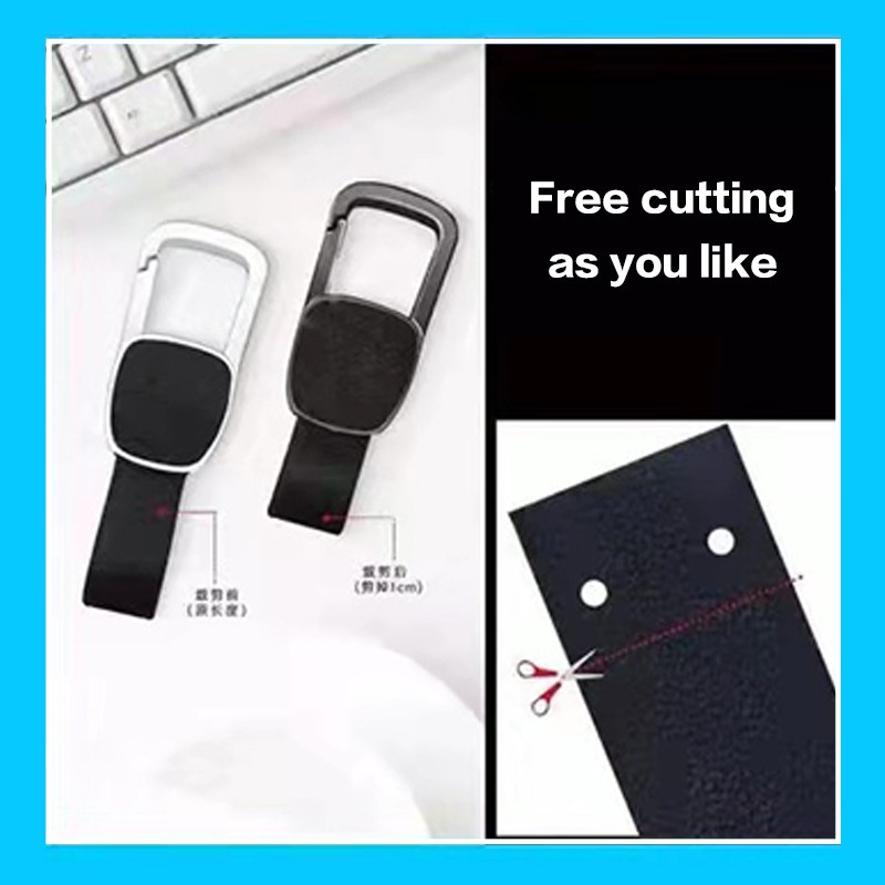 Móc Chìa Khóa Bằng Da Và Hợp Kim Nhôm Cho Xe Hơi Honda Nissan Toyota Perodua Proton