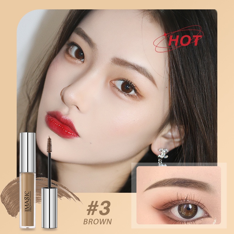 Kem Mascara Lông Mày Dạng Lỏng Chuyên Nghiệp IMAGIC Màu Đen Nâu Chống Thấm Nước | BigBuy360 - bigbuy360.vn