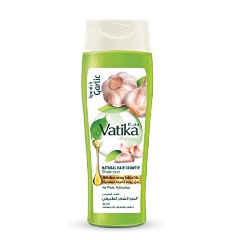 Date 12/2024 - Dầu gội Vatika - Chiết xuất Tỏi 400ml