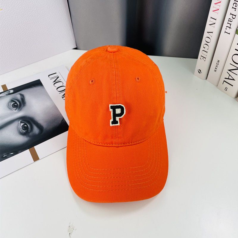 Helolis Mũ Lưỡi Trai Mềm Mại In Họa Tiết Màu Cam Tươi Sáng