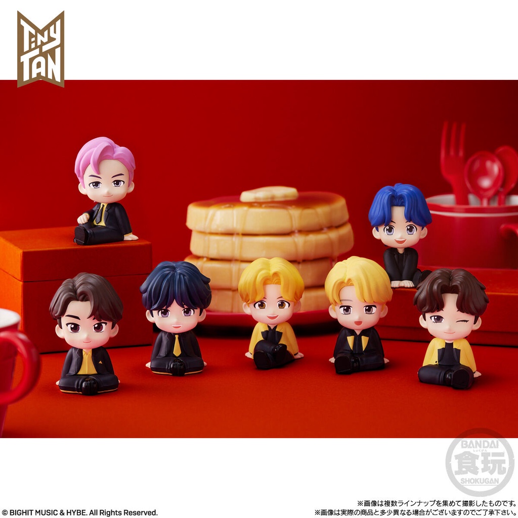 Mô hình Bóc ngẫu nhiên Tinytan BTS 3cm Chính hãng Official