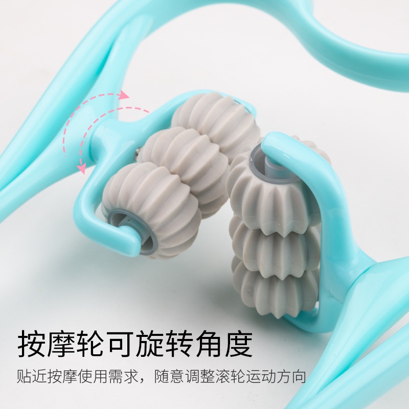 Máy mát xa cổ và vai Giảm áp lực cho tay và cột sống cổ 6 bánh Máy mát xa cột sống cổ