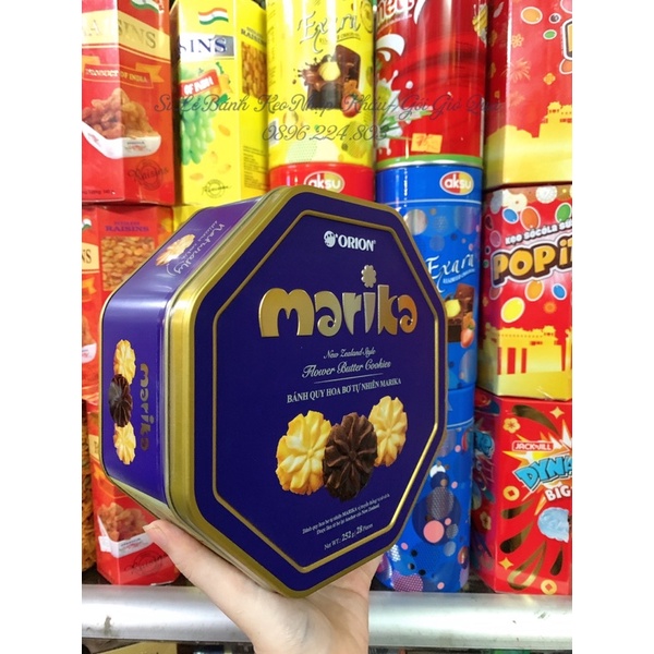 Bánh Quy Marika Bơ Hộp Thiếc- Quà tặng, quà biếu