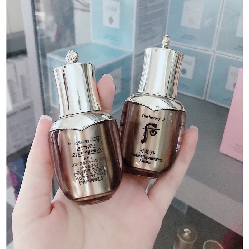 1 chai tinh chất Whoo tái sinh da chống lão hoá nâng cơ, dưỡng trắng đều màu da 8ml
