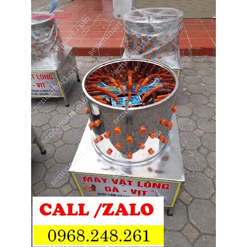 Máy vặt lông gà phi 60 tặng 1 phễu cắt tiết nhỏ inox