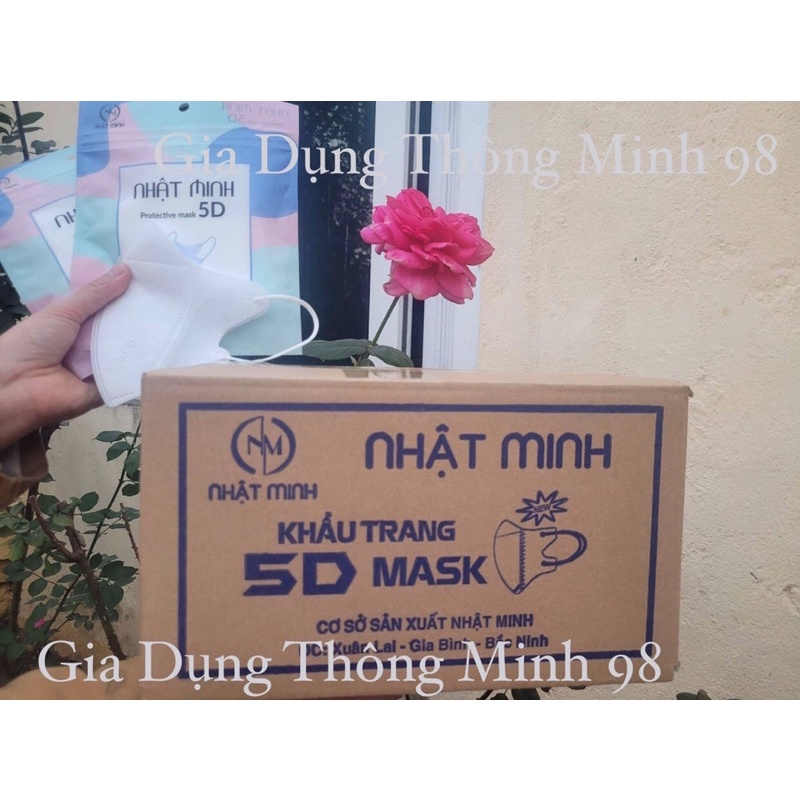 THÙNG 200 CHIẾC KHẨU TRANG 5D MASK NHẬT MINH TIỆN LỢI