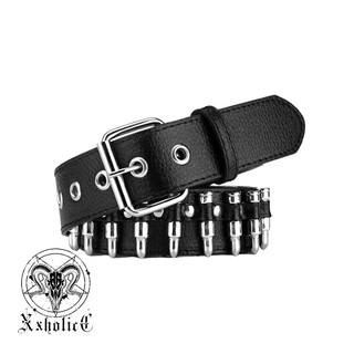 Metal bullet belt - dây nịt punk goth