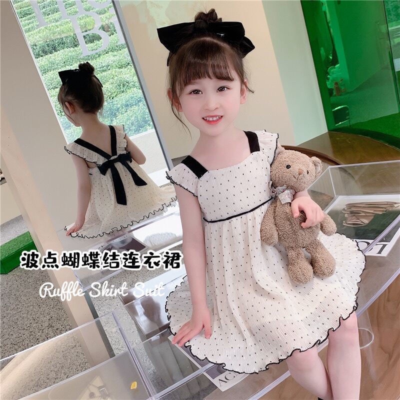 Đầm Công Chúa Không Tay Thiết Kế Mới Thời Trang Mùa Hè Dành Cho Bé Gái