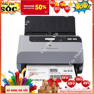 Máy scan cũ siêu tốc 2 mặt tự động Hp 5000s2 chạy ổn định đầy đủ hàng like new có bảo hành INECO