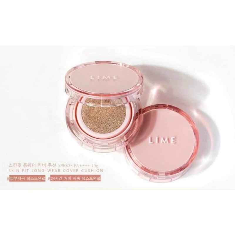 Phấn nước LIME Skin Fit Long-Wear Cover Cushion  50+/PA+++