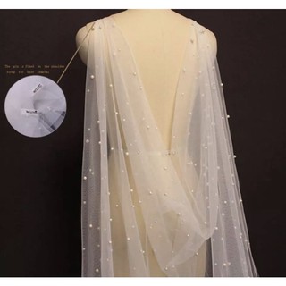 Choàng váy cưới đính hạt