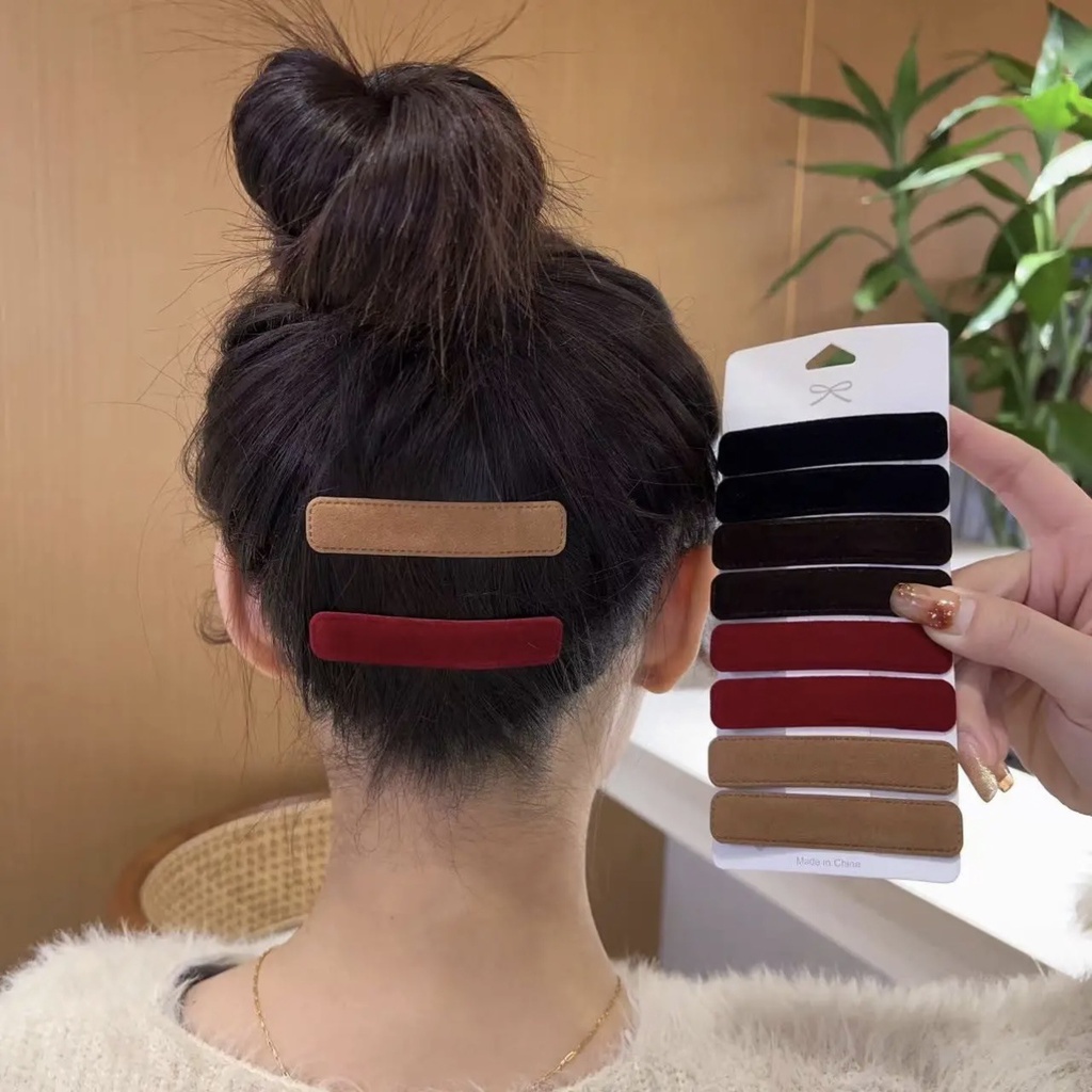 Kẹp mái nhung dài giữ tóc con Tatitava