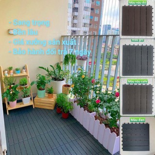 FEE SHIP PLUS  Tấm Lót Sàn Nhựa Ban Công,Vỉ Nhựa Lót Sàn Trang Trí Ban Công,chống Trơn Nhà Tắm,Bể Bơi,Sân Thượng Hàng vi