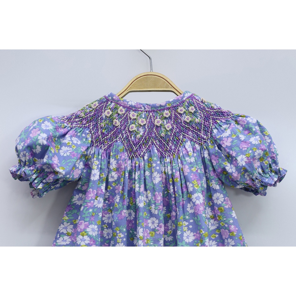 ĐẦM SMOCK HOA NHÍ