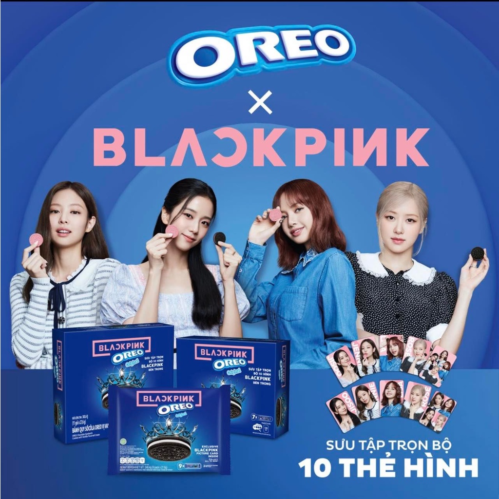 Oreo BlackPink Hộp Nhỏ 193g kèm 1 Card BP