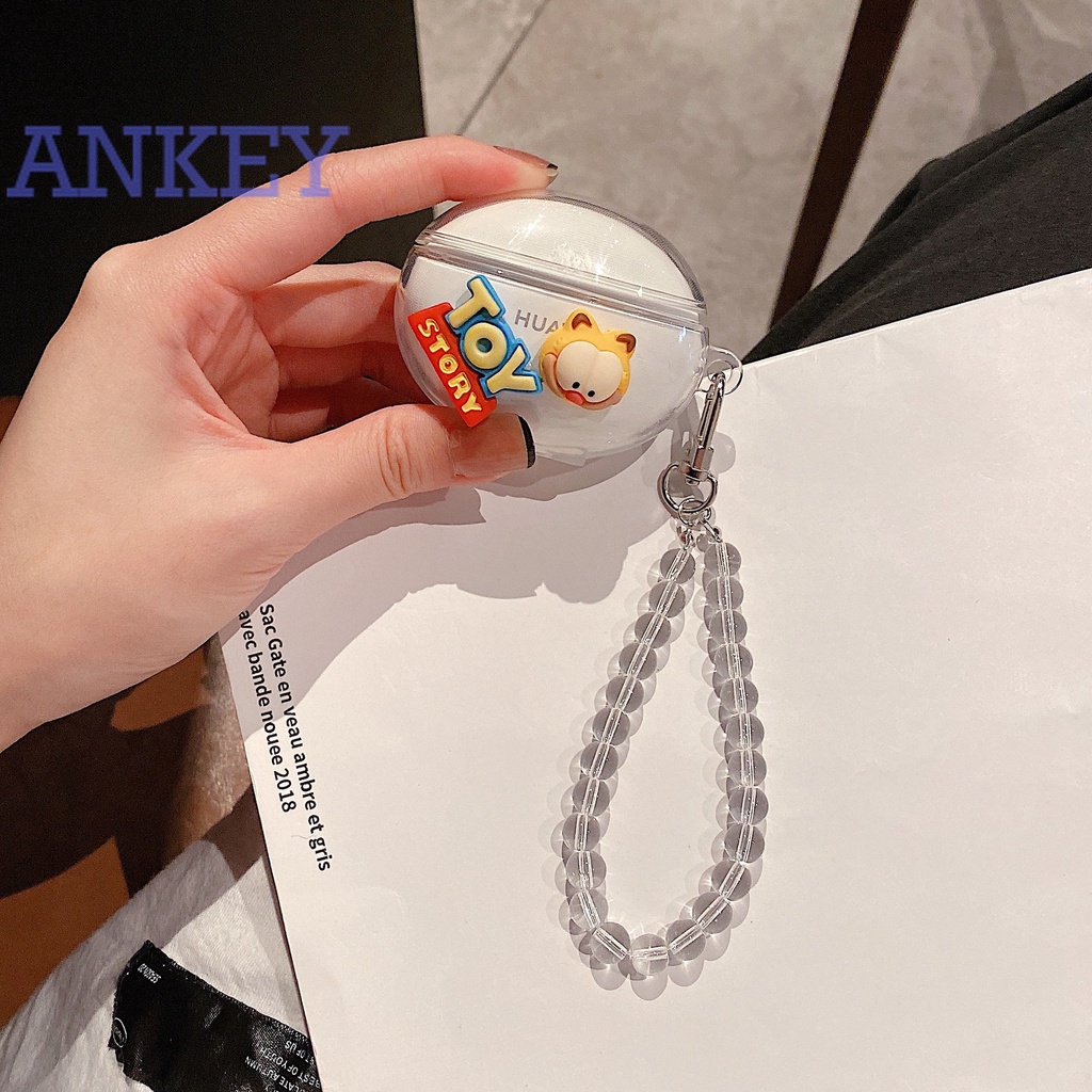 Huawei Freebuds 3 / Freebuds 4 / Freebuds 4i / Freebuds Pro Case Cartoon Bear Wireless Bluetooth Earbuds