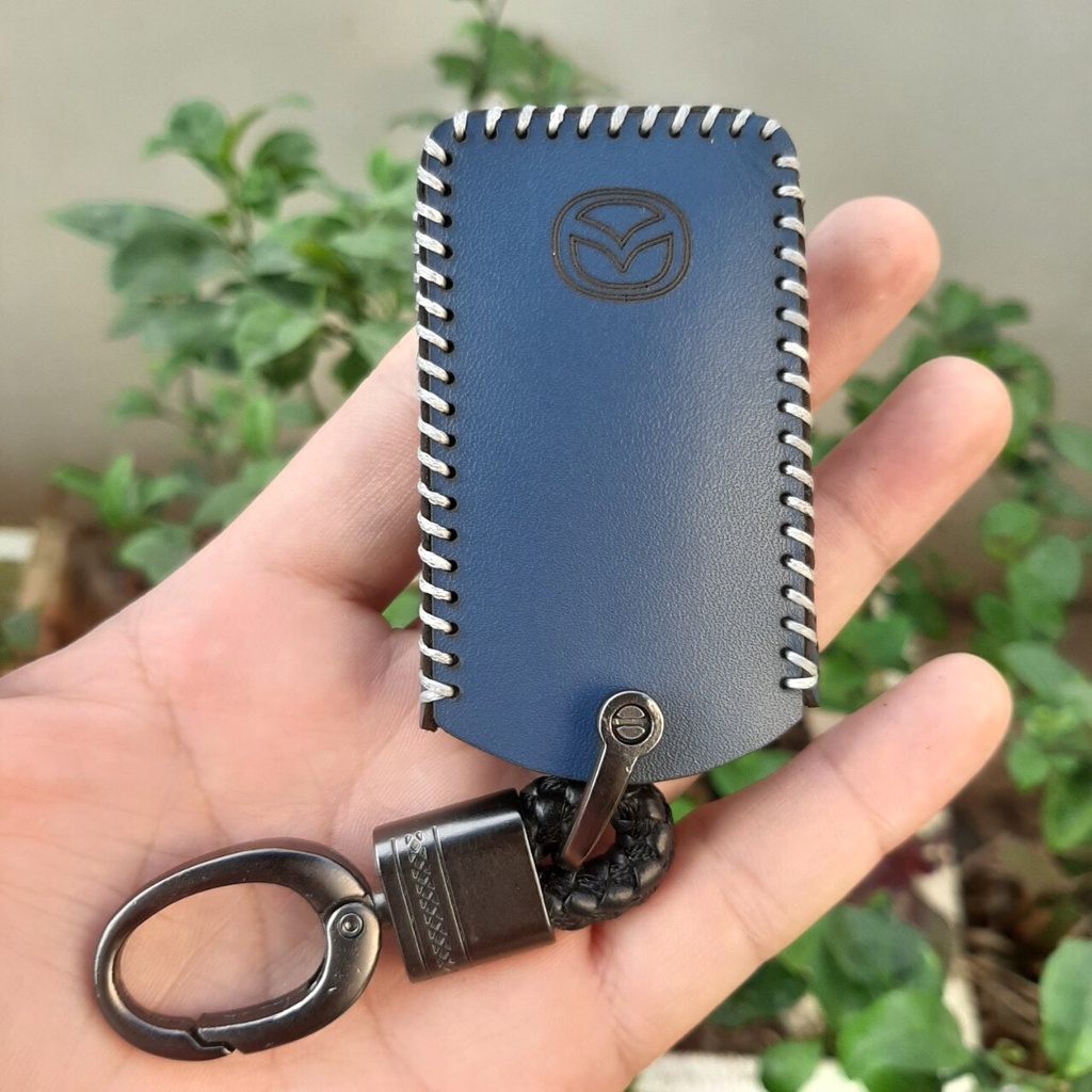 Bao da chìa khoá mazda3, mazda CX3, CX30, CX8 2022, new CX5 2023, mazda 2 2023 da bò thật bảo hành 2 năm