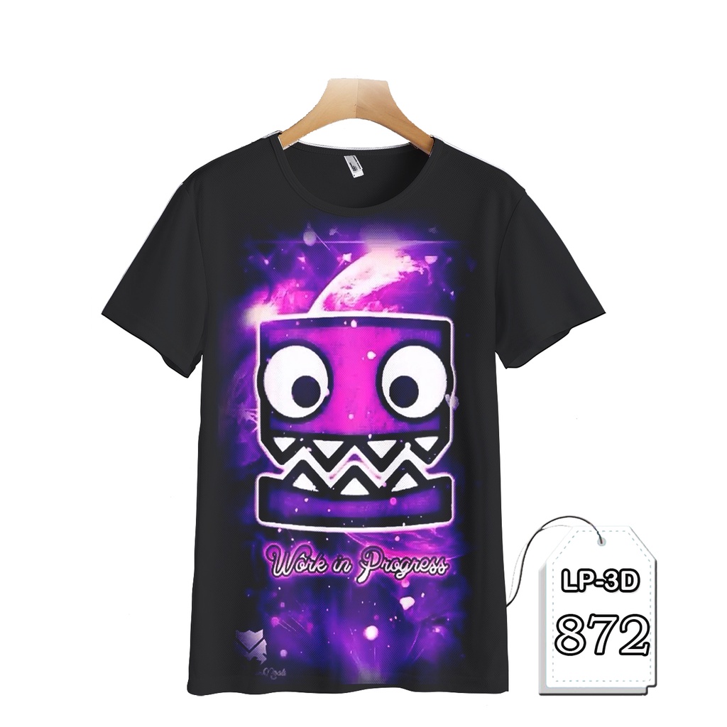 Áo thun hình học Dash Áo thun trò chơi trẻ em LP3D-872
